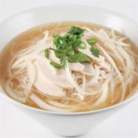 3. Chicken Pho · Sliced chicken, cilantro, onion, green onion, chicken broth, and rice stick noodles. Gluten ...