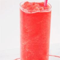 STRAWBERRY COOLER · SERVED IN OUR REUSABLE 25 OZ BOBA WORLD BOTTLES.  NON DAIRY. 