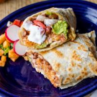 Rice and Beans Burrito · Choice of beans, rice, pico de gallo and tortilla or try it naked with lettuce. Comes with a...