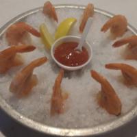 Ez Peel & Eat Shrimp · Chilled and served with citrus and cocktail sauce.