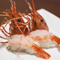 Amaebi Nigiri · Sweet shrimp