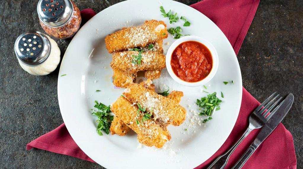 Mozzarella Sticks · Fried cheese. 