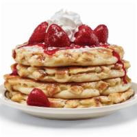 New York Cheesecake Pancakes · We’ve combined a New York classic with our classic pancakes. Four fluffy buttermilk pancakes...