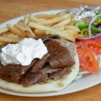 Gyros Dinner · Served with fries.