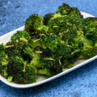 Roasted Broccoli · Gluten Sensitive, Vegetarian. Lemon Herb Butter
