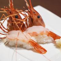 Sweet Shrimp Sushi ( 2 pcs.) · Ama ebi.