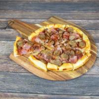 Meat Lovers Pizza · Comes with pepperoni, sausage, ham, hamburger and bacon.