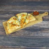Spinach and Feta Calzone · 