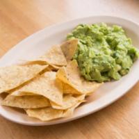 Guacamole and Freshly Fried Chips · 6 oz Mexican avocados, onion, cilantro, lime, and jalapeno.
