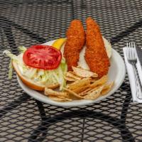 Blazing Redfish Filet · Deep fried fillets served on our own kaiser roll with lettuce, tomato and spicy jalapeno may...