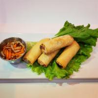 1. Spring Roll · 4 pieces of pork.