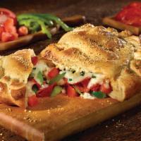 CRAFT YOUR OWN CALZONE · A blend of mozzarella, ricotta. Choose your favorite fresh toppings. 