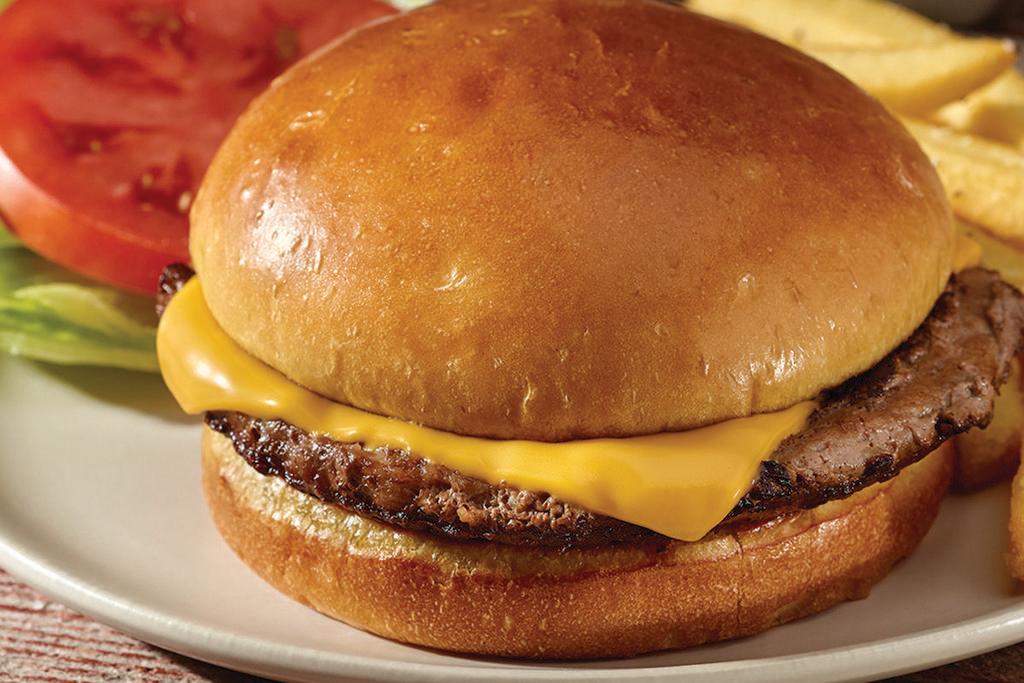 KIDS CHEESEBURGER · Served with choice of one side.