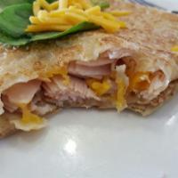 Turkey and Cheese Crepe · 