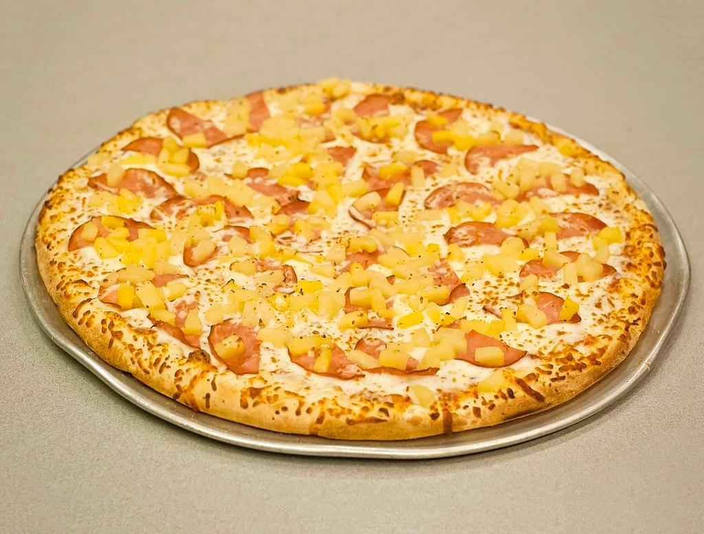Hawaiian Special Pizza · Canadian bacon and pineapples.