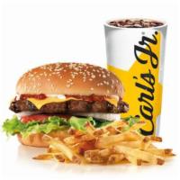 Famous Star with Cheese Combo · Served with small drink and small fry.