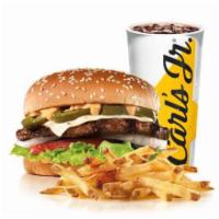 1/3 LB Jalapeno Thickburger Combo · Served with small drink and small fry.
