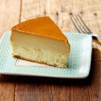 Flan Cheesecake Slice · 