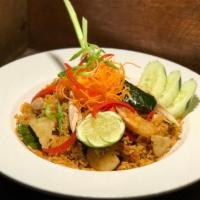 Tom Yum Goong Fried Rice · A traditional Tom Yam Soup flavor twisted to Fried Rice version, emphasizes the tangy flavor...