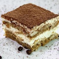 Tiramisu · A traditional coffee-flavored Italian dessert made of ladyfingers dipped in coffee, layered ...