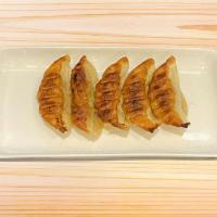 Pan Fried Gyoza (5pcs) · Japanese Dumplings