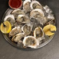 Dozen Fresh Raw Oysters  · Uncooked mollusk. 