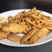 Fried Whiting · Free garlic bread with your order 