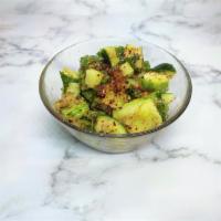 Cucumber Salad · Pickled cucumber salad (mildly spicy)