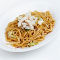 Stir-Fried Japanese Udon With Chicken · 