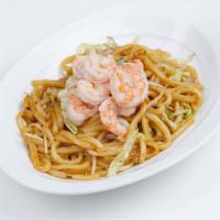 Stir-Fried Japanese Udon With Shrimp · 