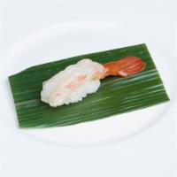 Jumbo Sweet Shrimp · Botan ebi.