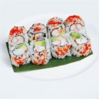 King Crab Avocado Roll · Cooked.