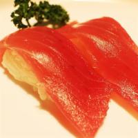 Albacore Sushi or Sashimi · Albacore (Bincho) 2pcs Sushi or 5pcs Sashimi.