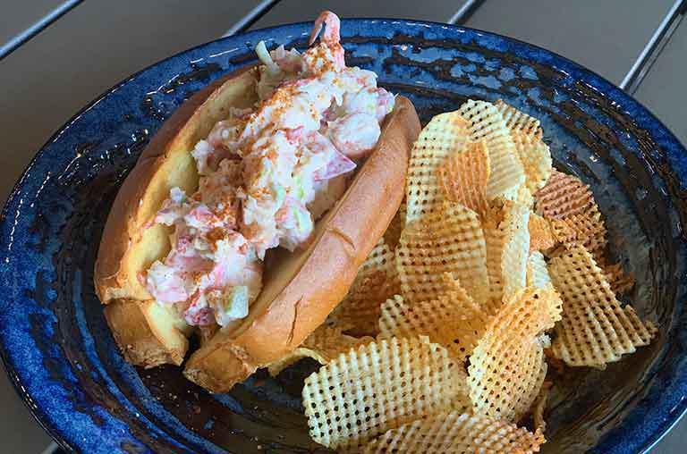 Lobster Roll · Lobster meat, celery, shallots, Mayo, potato chips
