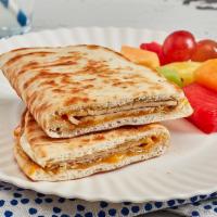 Grilled Cheese Pita · American cheese on a griddled pita
