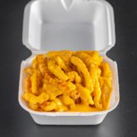 Cheese Fries · Crinkle cut fries, covered in melty cheese.