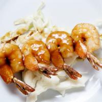 A4. Teriyaki Shrimp · 4 pieces.