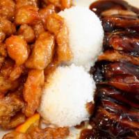 SC9. Teriyaki Chicken, Sweet and Sour Chicken Combo · 