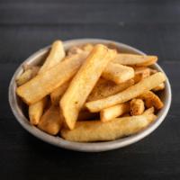 Fries · A Belgium classic, fried golden.