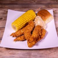 5 Tenders Dinner (NO DRINK) · Dinner included any 2 sides, gravy and roll with 2 small sides.