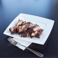 7. Pork Rib Tips Lunch · 1/2 lb. tips. Choice of 1 side.