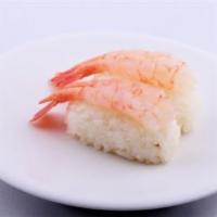 Amaebi Sushi · Sweet shrimp.