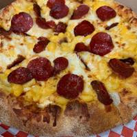 (PMC) Pizza · Pepperoni & Mac ‘N Cheese