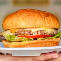 BTW Turkey Burger · 1/3 lb. ground turkey patty, iceberg lettuce, tomato and secret spot sauce.