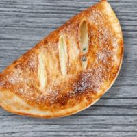 Cheese Calzone · Mix of ricotta, mozzarella, Parmesan and herbs served with our side sauce. Add spinach for a...