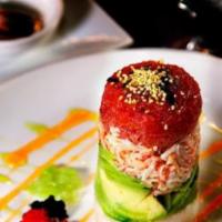 Ahi Tower · Spicy.