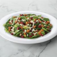 Life Cafe Salad · Romaine, spinach, craisins, walnuts, and blue cheese. Served with house-made balsamic dressi...