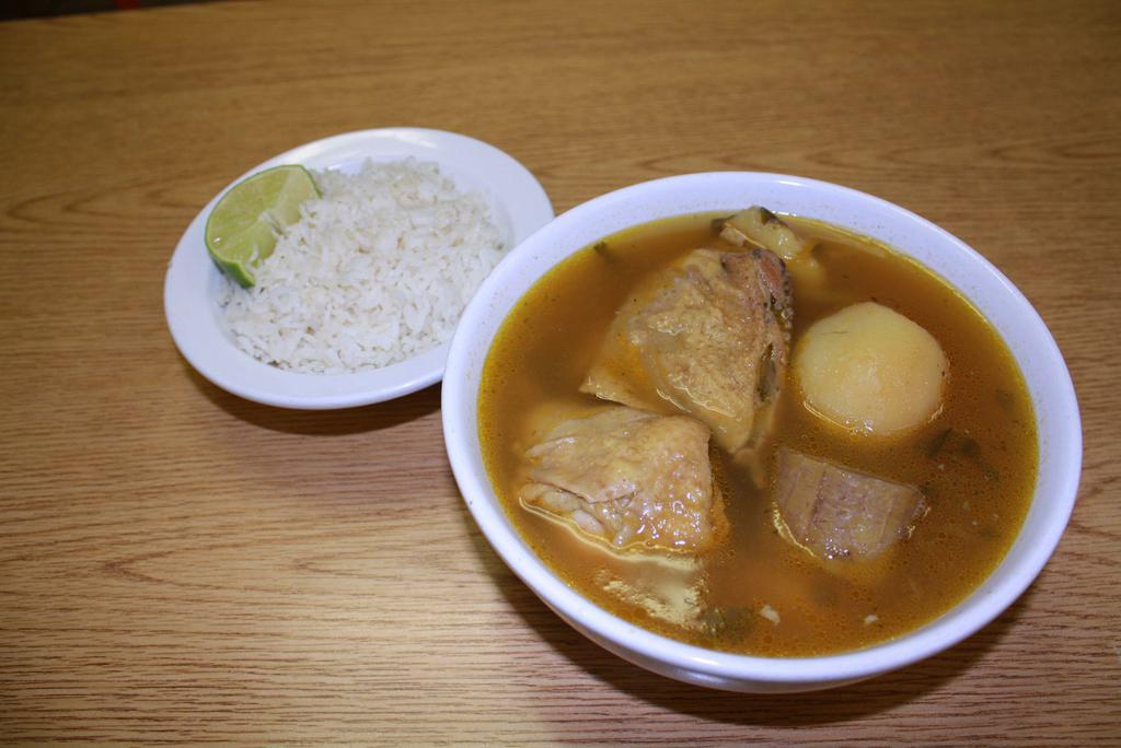 Colombian Sancocho de Gallina · Colombian chicken soup. 