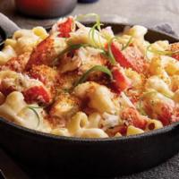 Lobster Mac n Cheese · Creamy white cheddar mac and cheese, lobster claw meat, panko bread crumbs. Parmesan cheese ...
