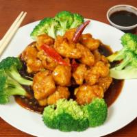 General Gau's Chicken · Hot and spicy.